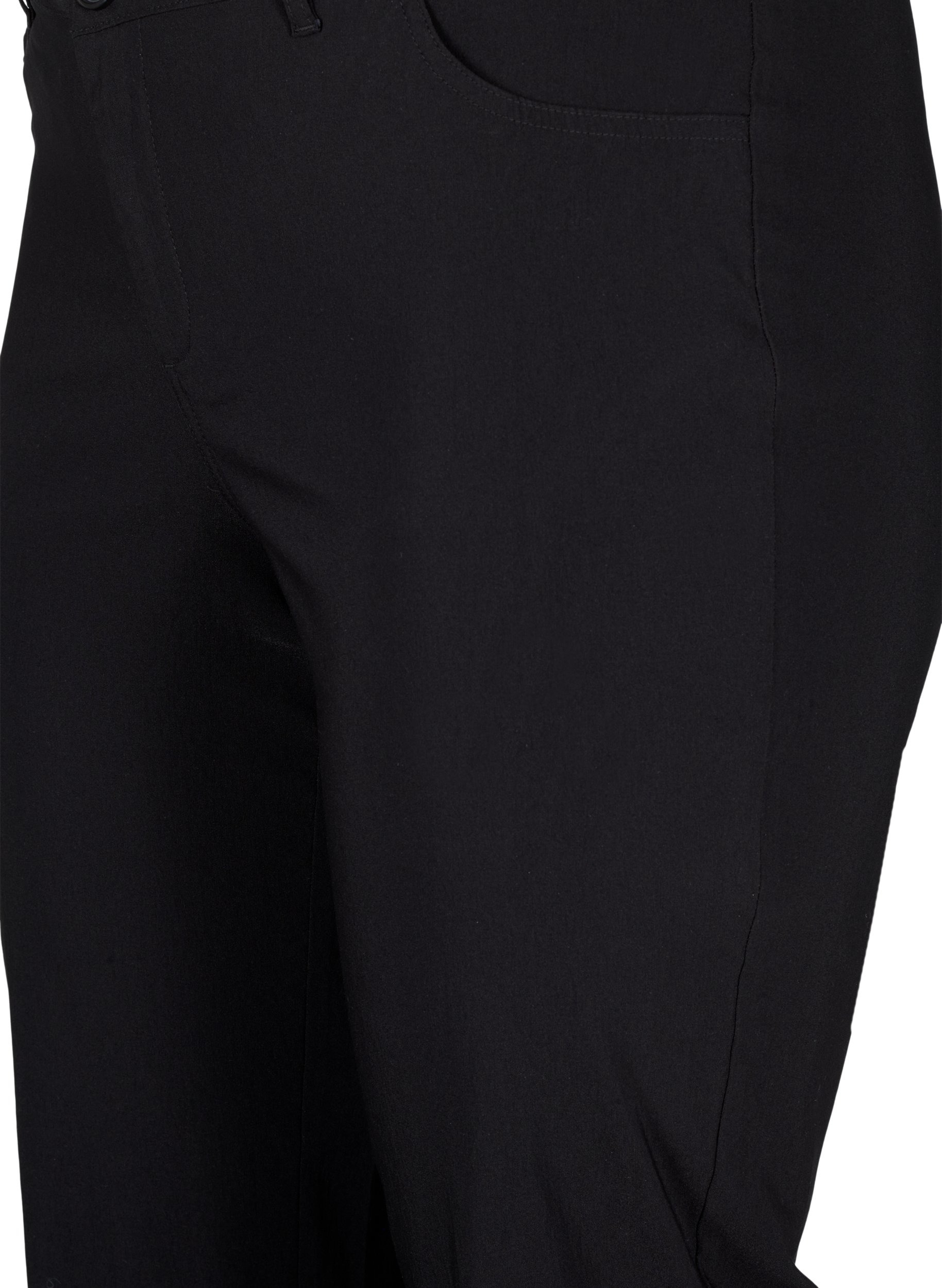 Klassische Hose aus Viskosemischung, Black, Packshot image number 2