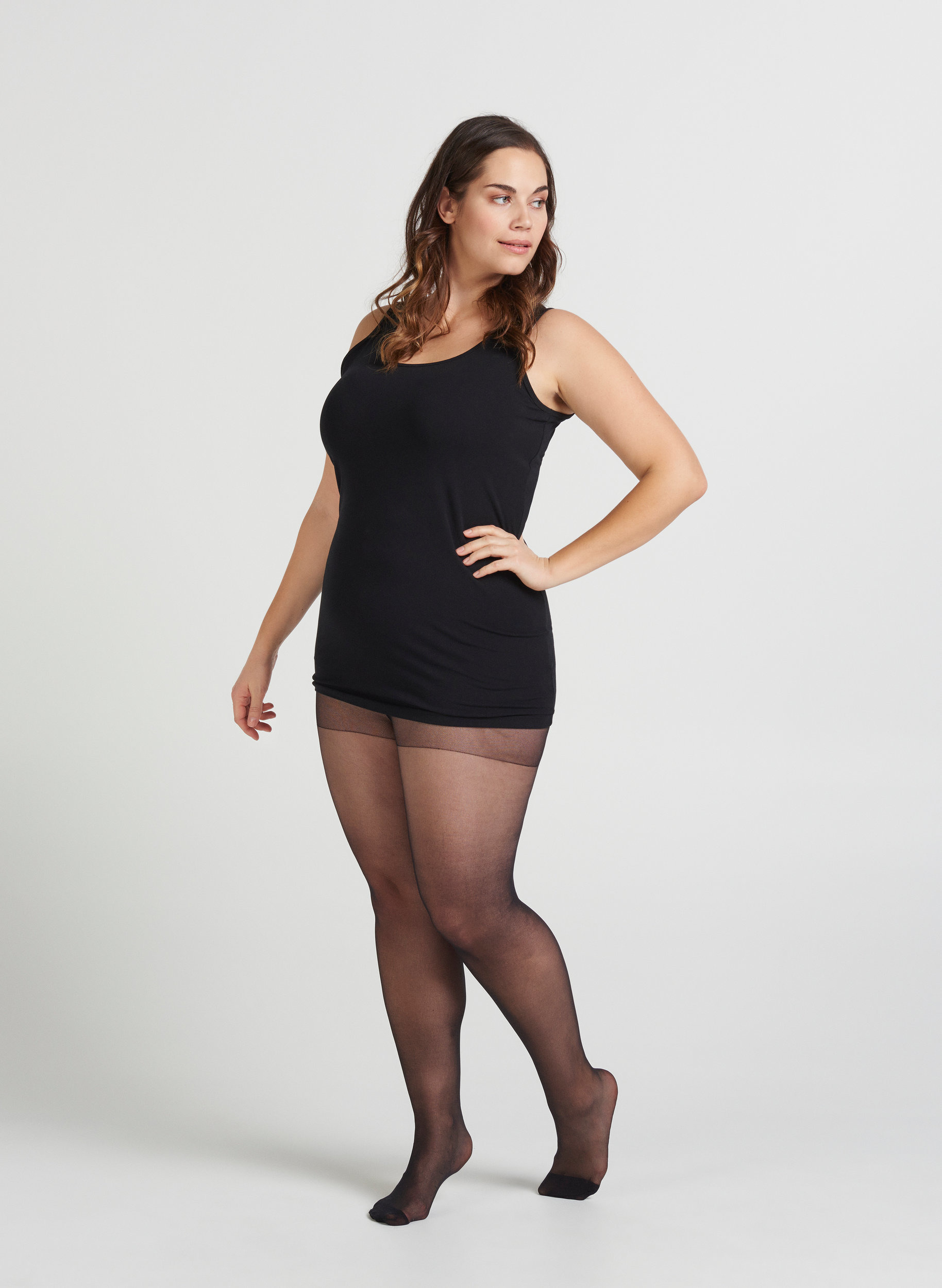 2er-Pack Strumpfhosen 20 Denier, Black, Model