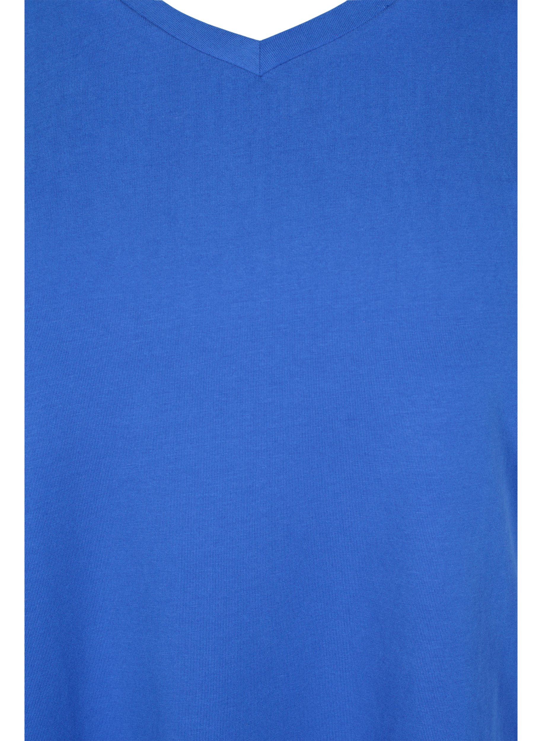 Basic T-Shirt, Dazzling Blue, Packshot image number 2
