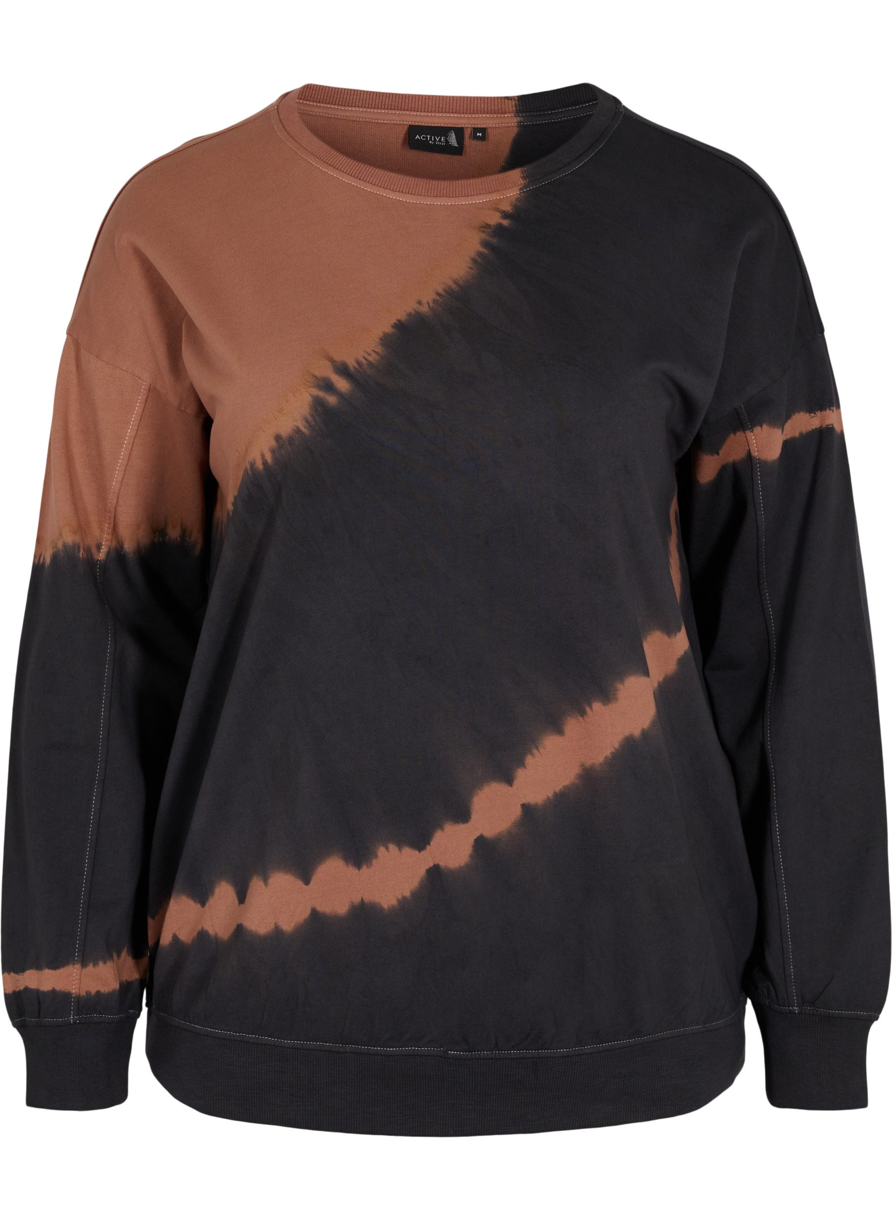 Baumwollsweatshirt mit coolem Print, Rawhide, Packshot image number 0