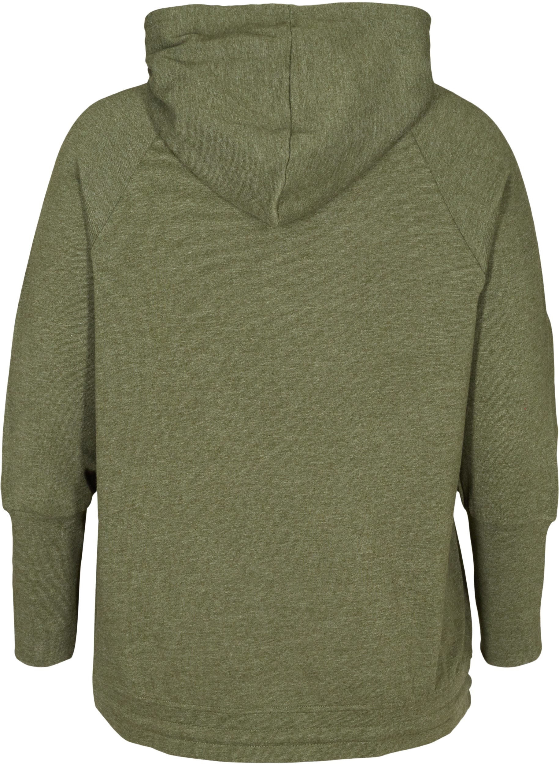 Sweatshirt mit justierbarem Bund, Rifle Green Mel., Packshot image number 1