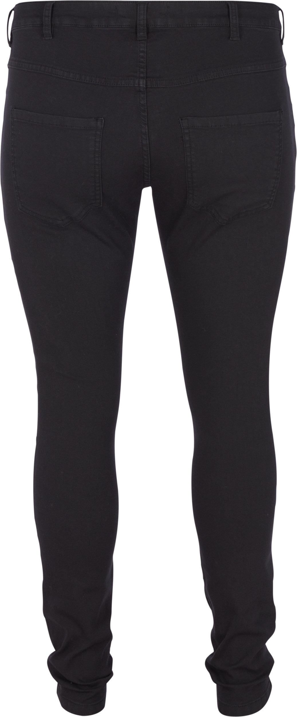 Hochtaillierte Super Slim Amy Jeans, Black, Packshot image number 1