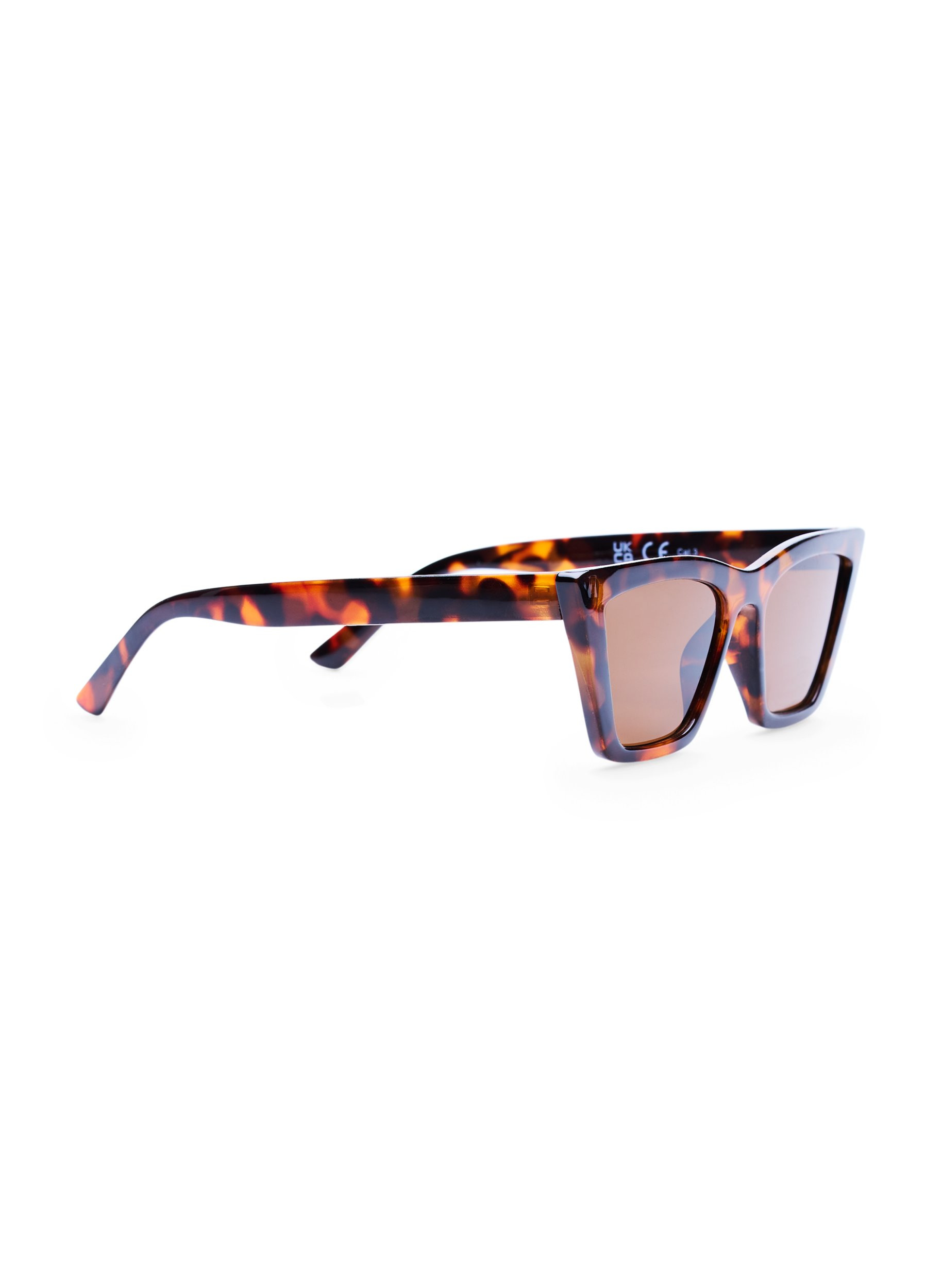 Sonnenbrille mit Muster, Brown, Packshot image number 1