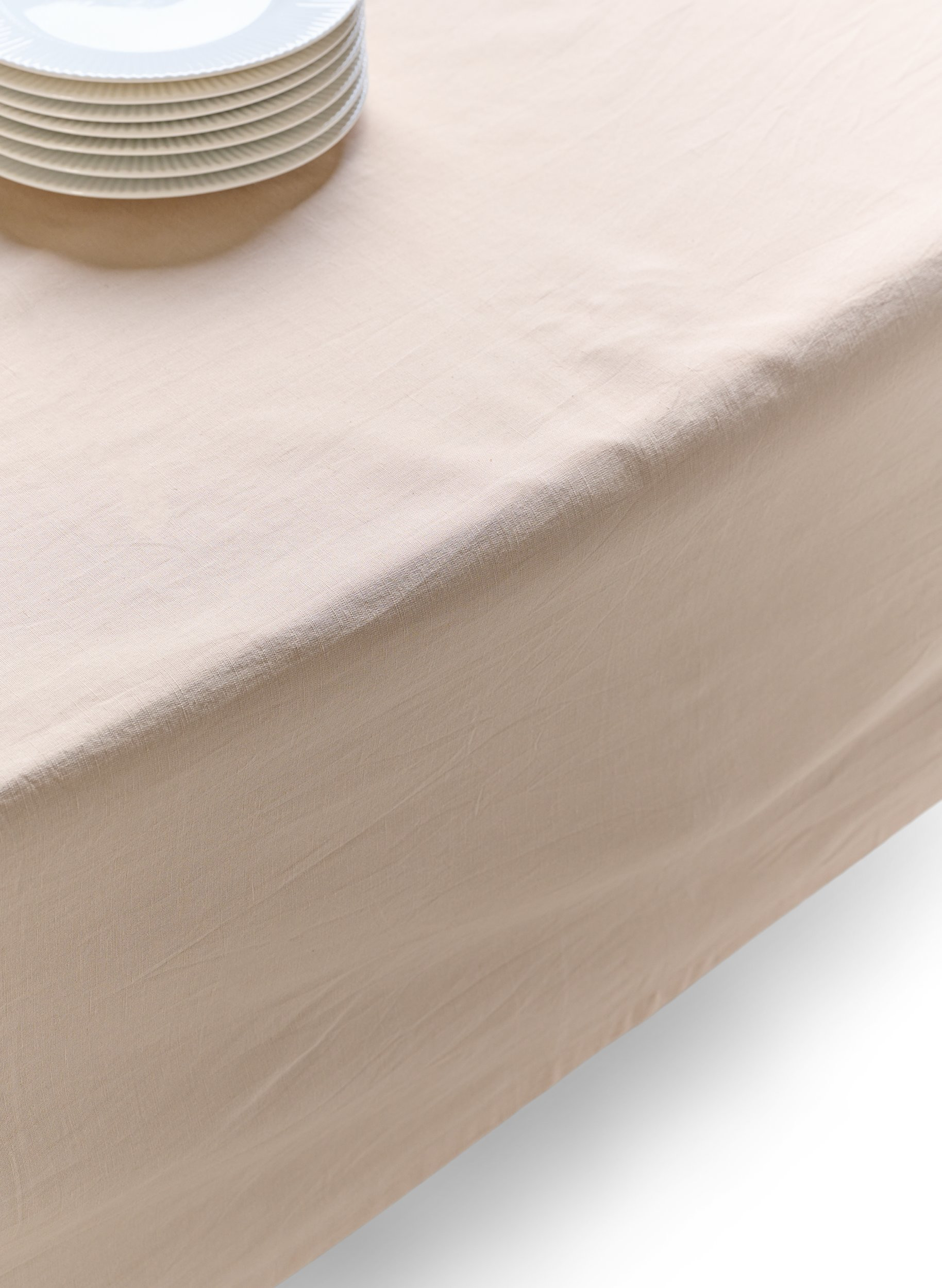 Tischdecke aus Baumwolle, Oxford Tan, Packshot image number 2