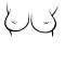 Glockenförmige Brüste