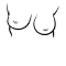 Asymmetrische Brüste